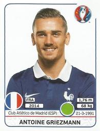 2016 Panini UEFA Euro Stickers #32 Antoine Griezmann Front