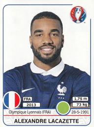 2016 Panini UEFA Euro Stickers #35 Alexandre Lacazette Front