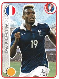 2016 Panini UEFA Euro Stickers #37 Paul Pogba Front