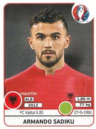 2016 Panini UEFA Euro Stickers #86 Armando Sadiku Front