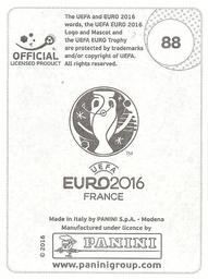 2016 Panini UEFA Euro Stickers #88 Sokol Çikalleshi Back