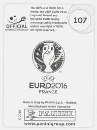 2016 Panini UEFA Euro Stickers #107 Michael Lang Back