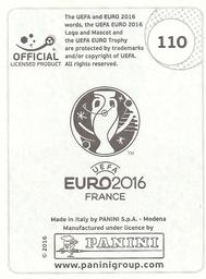 2016 Panini UEFA Euro Stickers #110 Valon Behrami Back