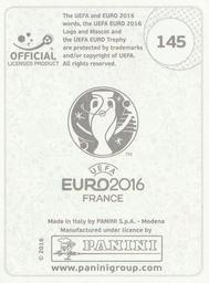 2016 Panini UEFA Euro Stickers #145 Wayne Rooney Back