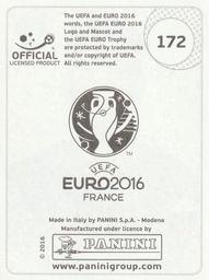 2016 Panini UEFA Euro Stickers #172 Aleksandr Samedov Back