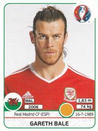 2016 Panini UEFA Euro Stickers #195 Gareth Bale Front