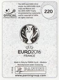 2016 Panini UEFA Euro Stickers #220 Viktor Pecovský Back