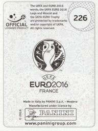 2016 Panini UEFA Euro Stickers #226 Róbert Mak Back
