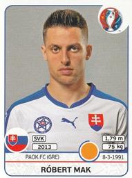 2016 Panini UEFA Euro Stickers #226 Róbert Mak Front