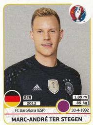 2016 Panini UEFA Euro Stickers #242 Marc-André Ter Stegen Front