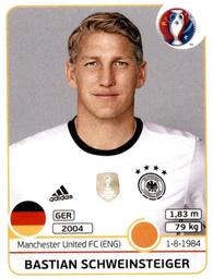 2016 Panini UEFA Euro Stickers #250 Bastian Schweinsteiger Front