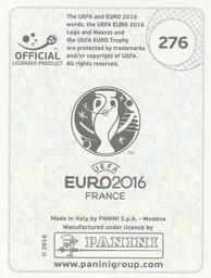 2016 Panini UEFA Euro Stickers #276 Yevhen Khacheridi Back