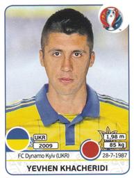 2016 Panini UEFA Euro Stickers #276 Yevhen Khacheridi Front