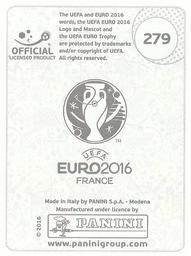 2016 Panini UEFA Euro Stickers #279 Anatoliy Tymoshchuk Back