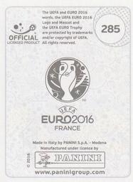 2016 Panini UEFA Euro Stickers #285 Oleh Gusev Back