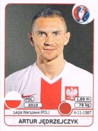 2016 Panini UEFA Euro Stickers #296 Artur Jędrzejczyk Front