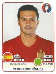 2016 Panini UEFA Euro Stickers #369 Pedro Rodríguez Front