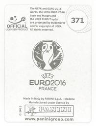 2016 Panini UEFA Euro Stickers #371 Diego Costa Back