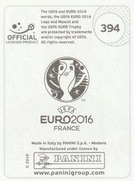 2016 Panini UEFA Euro Stickers #394 Vladimír Darida Back