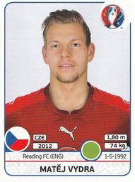 2016 Panini UEFA Euro Stickers #401 Matej Vydra Front