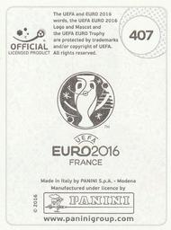 2016 Panini UEFA Euro Stickers #407 Hakan Balta Back