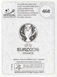 2016 Panini UEFA Euro Stickers #468 Thomas Vermaelen Back
