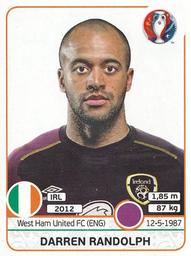 2016 Panini UEFA Euro Stickers #518 Darren Randolph Front