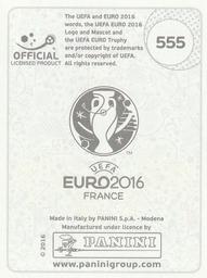 2016 Panini UEFA Euro Stickers #555 Martin Olsson Back