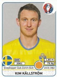 2016 Panini UEFA Euro Stickers #560 Kim Källström Front