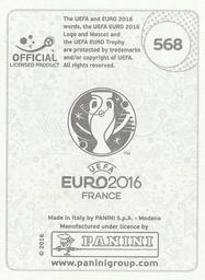 2016 Panini UEFA Euro Stickers #568 John Guidetti Back
