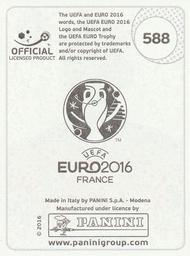 2016 Panini UEFA Euro Stickers #588 João Mário Back