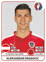 2016 Panini UEFA Euro Stickers #633 Aleksandar Dragovic Front