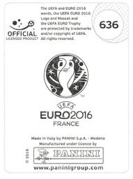 2016 Panini UEFA Euro Stickers #636 Florian Klein Back
