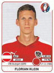2016 Panini UEFA Euro Stickers #636 Florian Klein Front