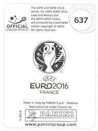 2016 Panini UEFA Euro Stickers #637 György Garics Back