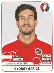 2016 Panini UEFA Euro Stickers #637 György Garics Front