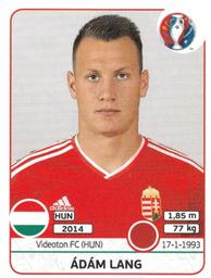 2016 Panini UEFA Euro Stickers #666 Ádám Lang Front