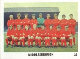 1970 The Sun Football Swap Cards #33 Team Photo Front