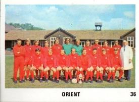 1970 The Sun Football Swap Cards #36 Team Photo Front