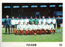 1970 The Sun Football Swap Cards #53 Team Photo Front