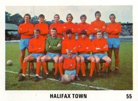1970 The Sun Football Swap Cards #55 Team Photo Front