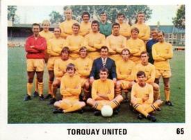 1970 The Sun Football Swap Cards #65 Team Photo Front