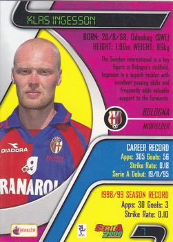 2000 Merlin Serie A #7 Klas Ingesson Back