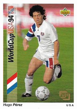 1993 Upper Deck Fuji World Cup Preview (English/Spanish) #F7 Hugo Pérez Front