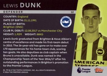 2018 Topps Platinum Premier League - FoilFractor #12 Lewis Dunk Back