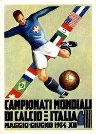 1986 Panini World Cup Stickers #5 Poster Italy 1934 Front