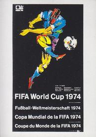 1986 Panini World Cup Stickers #13 West Germany 1974 Front