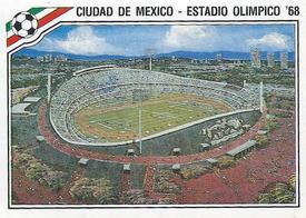 1986 Panini World Cup Stickers #18 Estadio Olimpico Universitario Front
