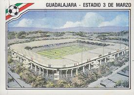 1986 Panini World Cup Stickers #21 Estadio 3 de Marzo Front