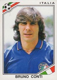 1986 Panini World Cup Stickers #49 Bruno Conti Front